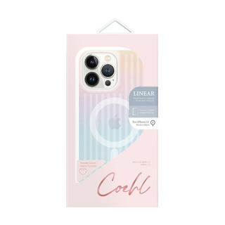 Чехол Uniq COEHL Linear MagSafe для iPhone 15 Pro (IP6.1P(2023)-LINMIRD) Iridescent