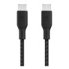 Кабель Belkin Boost Charge Braided USB-C - USB-C, 2 м, нейлон, черный (CAB014bt2MBK)