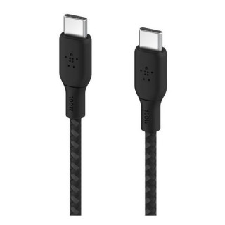 Кабель Belkin Boost Charge Braided USB-C - USB-C, 2 м, нейлон, черный (CAB014bt2MBK)