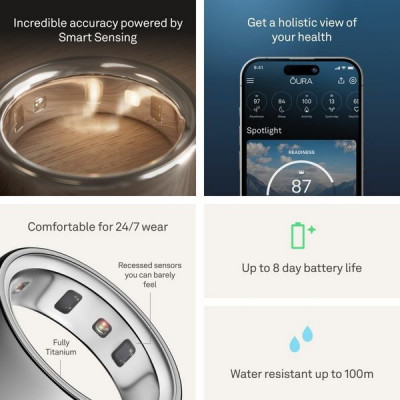 Умное кольцо Oura Ring Gen 4 Silver 7