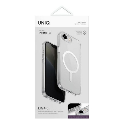Чехол Uniq Lifepro Xtreme MagSafe для iPhone 16e (IP16E(2025)HYB-LPRMCLR) Clear
