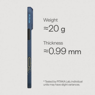 Чехол Pitaka Ultra-Slim Case для iPhone 17 Pro Max (KI1701MPM) Milky Way Galaxy