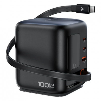 Сетевое зарядное устройство Acefast Z10 Desktop Power Station 100W 3xUSB-C&USB-A (AF-Z10-BK) Black