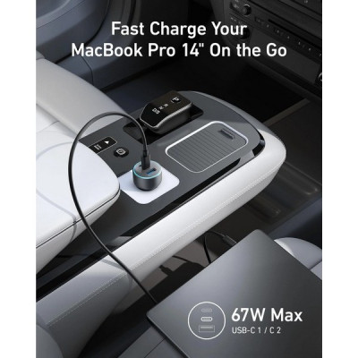 Автомобильное зарядное устройство Anker 335 Car Charger 67W (A2736H11)