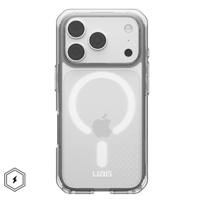 Чехол UAG Dot MagFit для iPhone 18 Pro/17 Pro 6.3" (11458711433B) Ice/Smoke