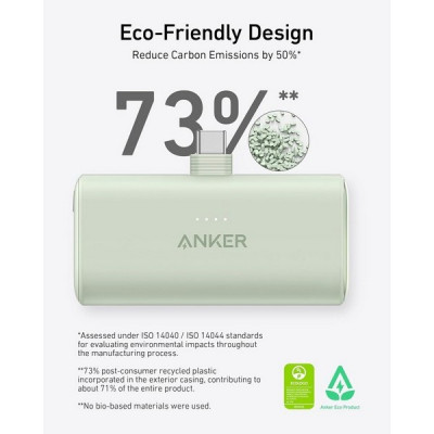 Портативный аккумулятор Anker Nano Power Bank 5000mAh (A1653H31) Blue