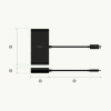 Адаптер Belkin USB-C - Ethernet, HDMI, VGA, USB-A, (AVC005BTBK), черный