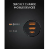 Автомобильное зарядное устройство Aukey Expedition Mix 36W 3A/2xUSB-A/1xUSB-C черный (CC-Y16)