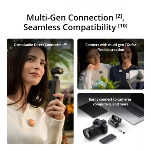 Беспроводной микрофон DJI Mic Mini 2 (1 TX + 1 RX)