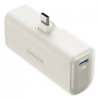 Портативный аккумулятор Anker Nano Power Bank 5000mAh (A1653H21) White