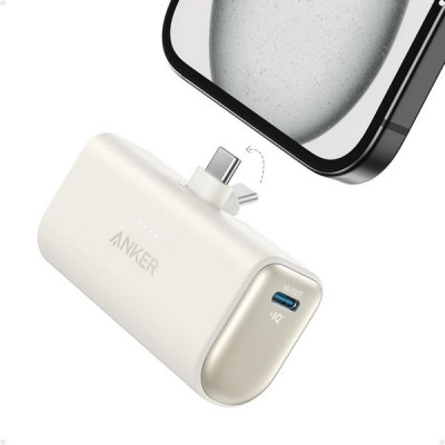 Портативный аккумулятор Anker Nano Power Bank 5000mAh (A1653H21) White