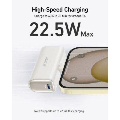 Портативный аккумулятор Anker Nano Power Bank 5000mAh (A1653H21) White