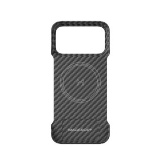 Безрамочный чехол Magssory Aramid Case MagFit для iPhone 18 Pro Max (CFB058b) Black
