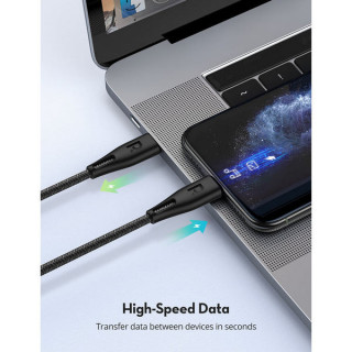 Кабель RAVPower MFI USB-C to Lightning, 1.2 м (RP-CB1017, RP-PC1017), розовый
