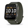 Garmin Venu X1 темно зеленый с титановой задней крышкой и зеленым нейлоновым ремешком (010-02980-01/010-02980-03)