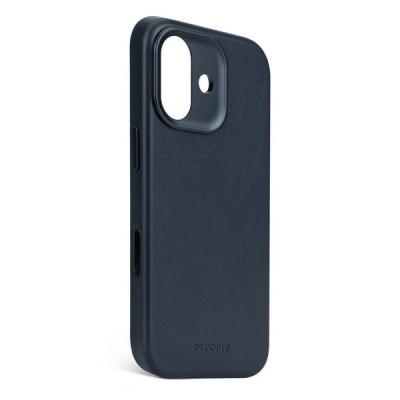 Чехол Decoded Leather Back Cover Mag Case для iPhone 17 (D26IPO17BC1NW) Navy Shadow