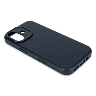 Чехол Decoded Leather Back Cover Mag Case для iPhone 17 (D26IPO17BC1NW) Navy Shadow