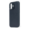 Чехол Decoded Leather Back Cover Mag Case для iPhone 17 (D26IPO17BC1NW) Navy Shadow