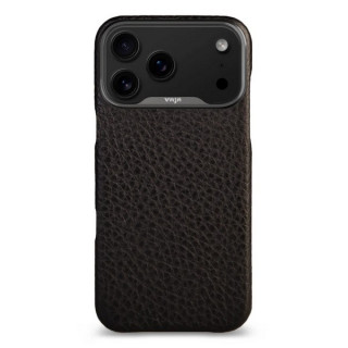 Чехол-накладка из кожи Vaja Grip для iPhone 17 Pro Max 6.9" V-Mag Floater Black