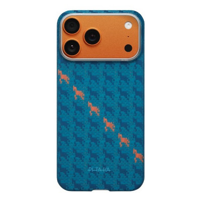 Чехол Pitaka Happiness Rides Ultra-Slim Case для iPhone 17 Pro 6.3" (HR1702P) Indigo