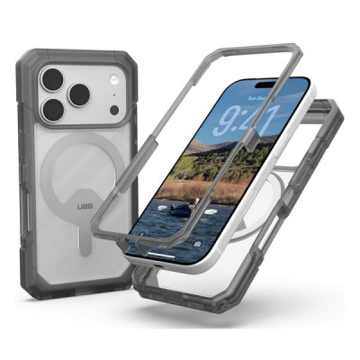 Чехол UAG Trooper MagFit для iPhone 18 Pro/17 Pro 6.3" (114521114G31) Clear/Ash