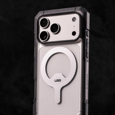 Чехол UAG Trooper MagFit для iPhone 18 Pro/17 Pro 6.3" (114521114G31) Clear/Ash