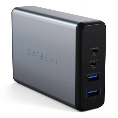 Сетевое зарядное устройство Satechi 108W Pro Type-C PD (ST-TC108WM), серый космос