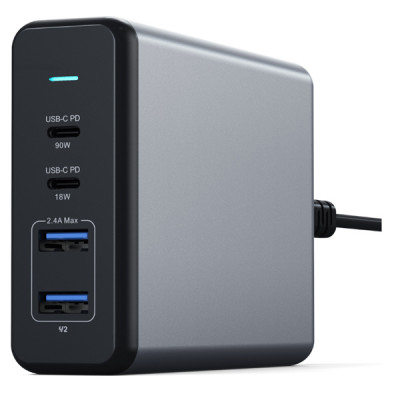 Сетевое зарядное устройство Satechi 108W Pro Type-C PD (ST-TC108WM), серый космос