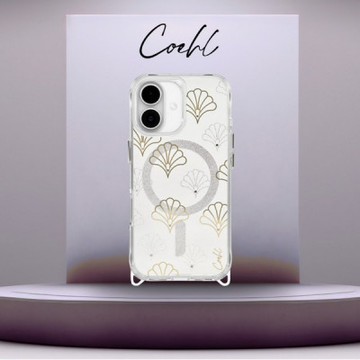 Чехол Uniq Coehl IML MagSafe для iPhone 17 Maree Sparkling Silver (IP6.3(2025)-MAMSSIL)