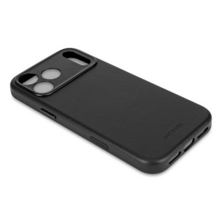 Чехол Decoded Leather Back Cover Mag Case для iPhone 17 Pro (D26IPO17PBC1BK) Black