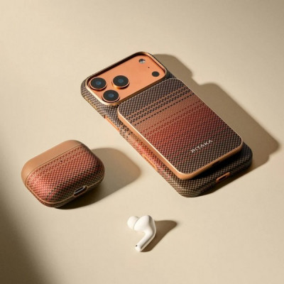 Чехол Pitaka Aramid Fiber Case для AirPods Pro 3 (APM2502) Sunset