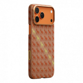 Чехол Pitaka Happiness Rides Ultra-Slim Case для iPhone 17 Pro Max 6.9" (HR1701PM) Amber