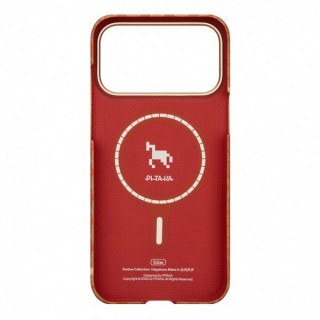 Чехол Pitaka Happiness Rides Ultra-Slim Case для iPhone 17 Pro Max 6.9" (HR1701PM) Amber