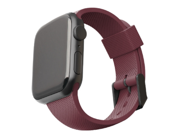 Силиконовый ремешок UAG [U] DOT Strap для Apple Watch 38/40 мм баклажан (Aubergine)