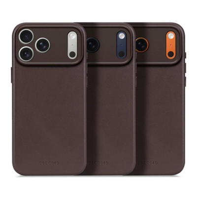 Чехол Decoded Leather Back Cover Mag Case для iPhone 17 Pro (D26IPO17PBC1CN) Chocolate Brown
