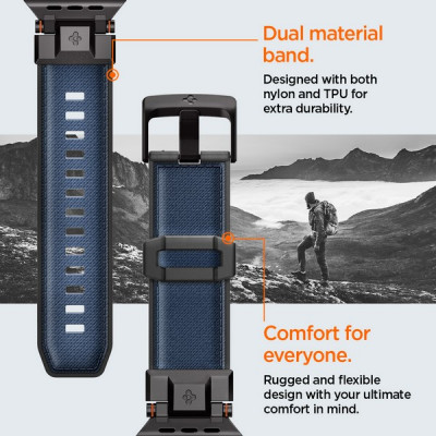 Ремешок Spigen DuraPro Armor для Apple Watch 44/45/46/49 мм (AMP09103) Navy Blue