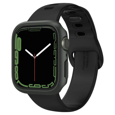 Чехол для корпуса Spigen Thin Fit для Apple Watch 7 45 мм ACS04175 зеленый