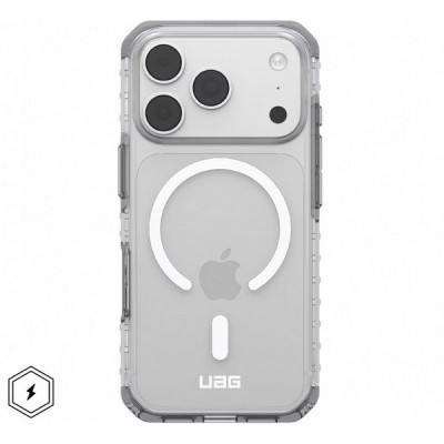 Чехол UAG Plyo LT MagFit для iPhone 18 Pro/17 Pro 6.3" (11459311433B) Ice/Smoke
