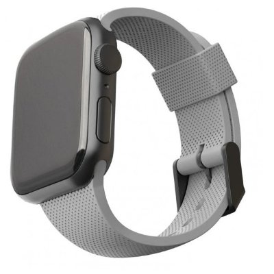 Силиконовый ремешок UAG [U] DOT Strap для Apple Watch 38/40 мм серый (Grey)