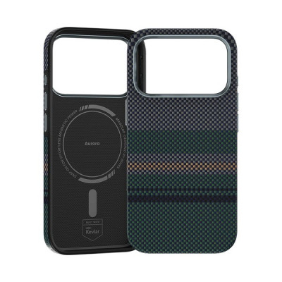Чехол Benks Aurora ArmorPro Case Kevlar для iPhone 17 Pro Max 6.9" (C.K.FL.AP.SR.C070) арктическое ночное небо