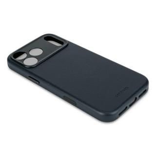 Чехол Decoded Leather Back Cover Mag Case для iPhone 17 Pro (D26IPO17PBC1NW) Navy Shadow