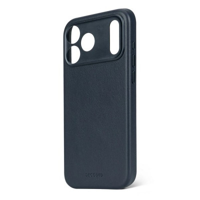 Чехол Decoded Leather Back Cover Mag Case для iPhone 17 Pro (D26IPO17PBC1NW) Navy Shadow
