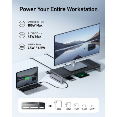 Док-станция Anker 675 USB-C Docking Station 12-in-1 (A83771Z1)