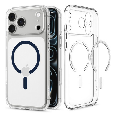 Чехол Spigen Ultra Hybrid MagFit для iPhone 18 Pro Max / 17 Pro Max (ACS12121) Clear Deep Blue