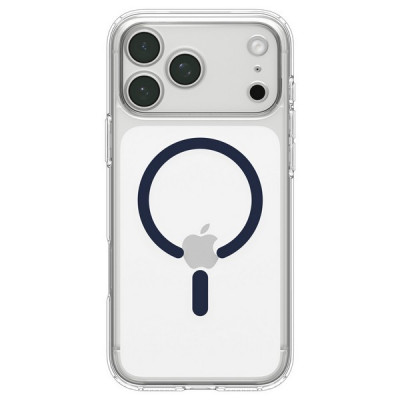 Чехол Spigen Ultra Hybrid MagFit для iPhone 18 Pro Max / 17 Pro Max (ACS12121) Clear Deep Blue