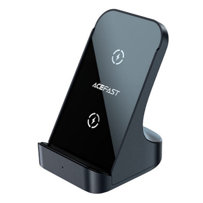 Беспроводное зарядное устройство AceFast E14 Wireless Charger Desktop Holder (AF-E14-GY) Space Gray