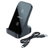 Беспроводное зарядное устройство AceFast E14 Wireless Charger Desktop Holder (AF-E14-GY) Space Gray