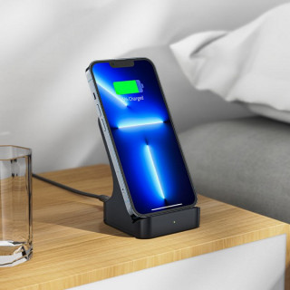 Беспроводное зарядное устройство AceFast E14 Wireless Charger Desktop Holder (AF-E14-GY) Space Gray