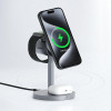 Беспроводное зарядное устройство Aukey 3 в 1 Qi2 25W (AMC-LC-MC311) серый