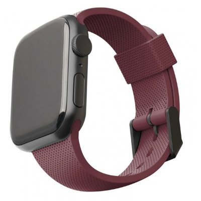 Силиконовый ремешок UAG [U] DOT Strap для Apple Watch 42/44 мм баклажан (Aubergine)